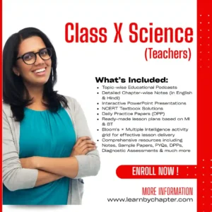 Class X Science (Teachers)