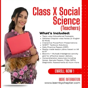 Class X Social Science (Teachers)