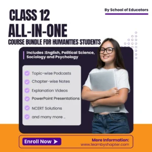 Class XII All-in-One Humanities Stream Course Bundle (For Students)
