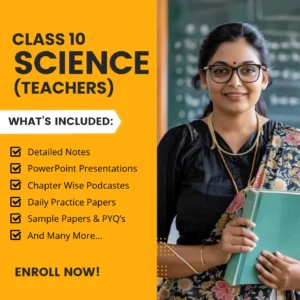 Class X Science (Teachers)