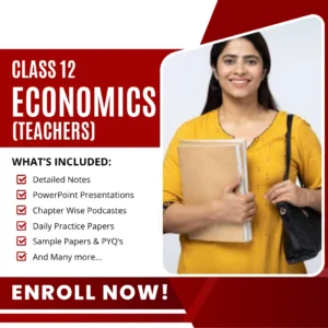 Class XII Economics (Teachers)