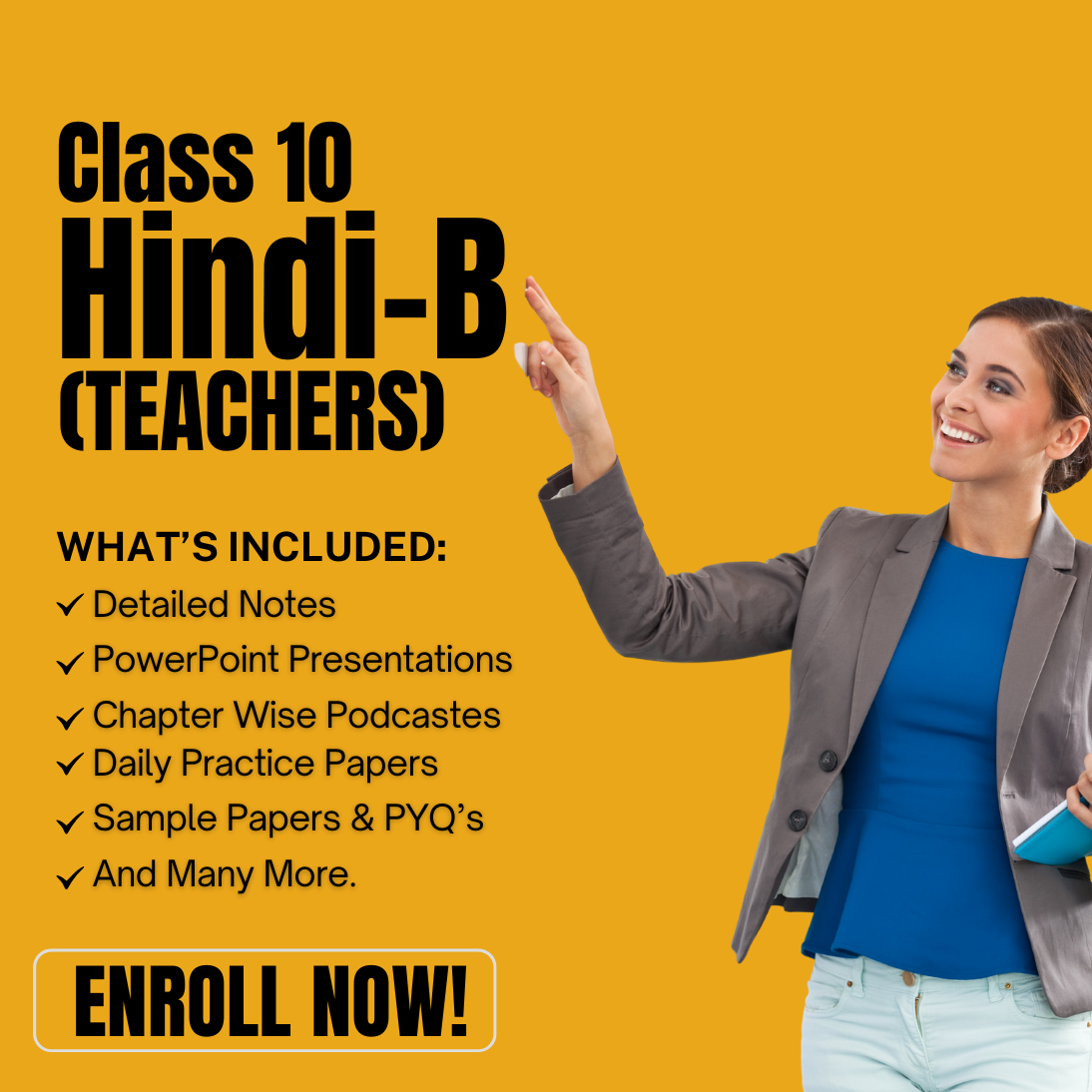 Class X Hindi B (Teachers)