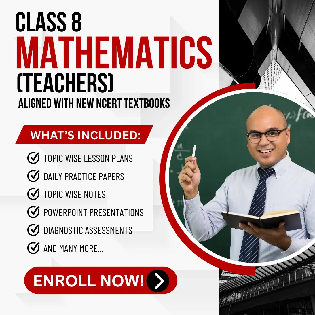 Class VIII Mathematics (Teachers) Aligned with New NCERT Textbooks