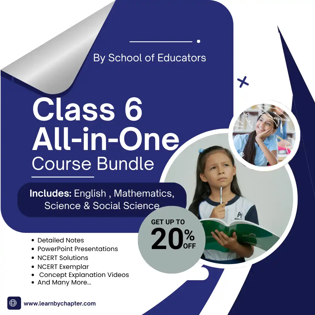 Class VI All-in-One Course Bundle – Aligned with New NCERT Textbooks