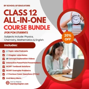 Class XII All-in-One Science Stream Course Bundle (PCM Students)